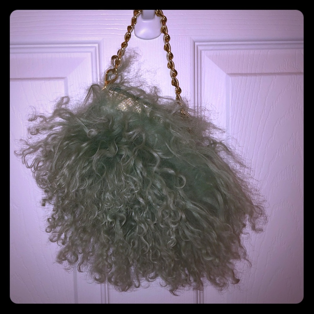 Fluffy TINY evening bag